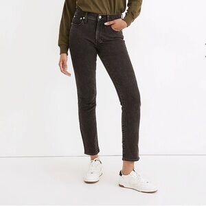 MADEWELL The Mid-Rise Perfect Vintage Jean in Lunar Wash